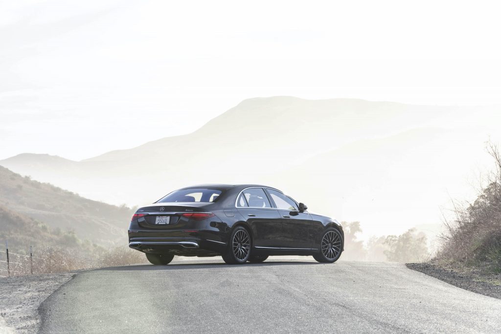 Mercedes Benz-S-Class rear three-quarter