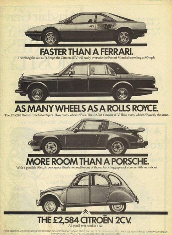 Citroën vintage ad