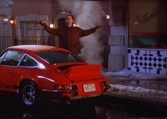 Seinfeld Red Porsche 911 Carrera RS rear