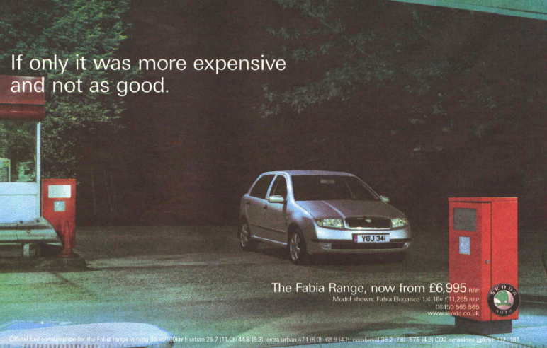 Skoda vintage ad