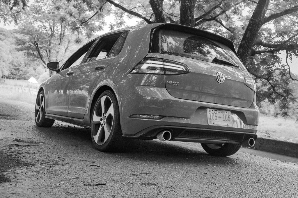 VW GTI rear three-quarter