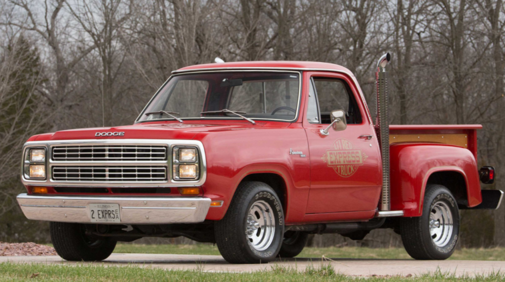 Dodge Lil Red Pickup front three-quarter