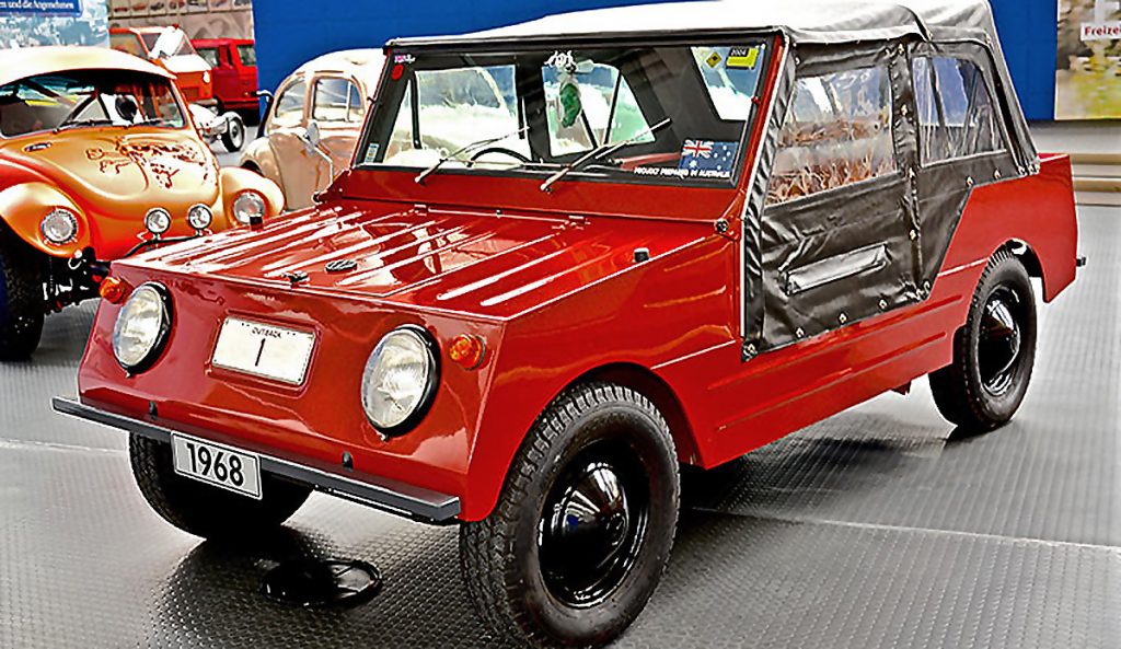 Country Buggy Red front three-quarter