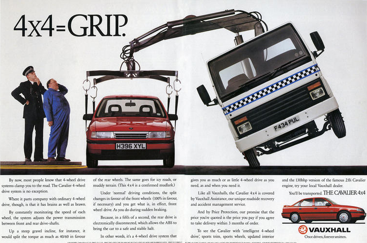 Vauxhall vintage ad