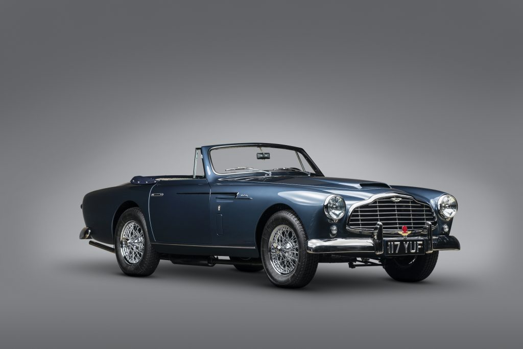 aston martin db4 drophead coupe bertone front three-quarter