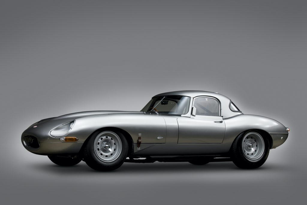 jaguar e-type lightweight continuation front three-quarter