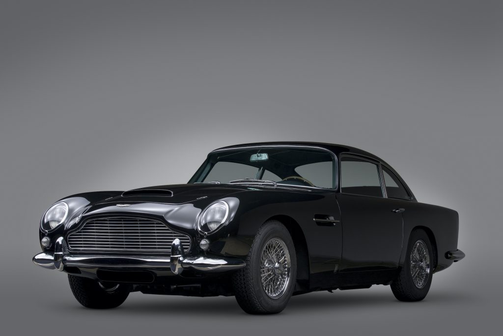 aston martin db5 convertible front three-quarter