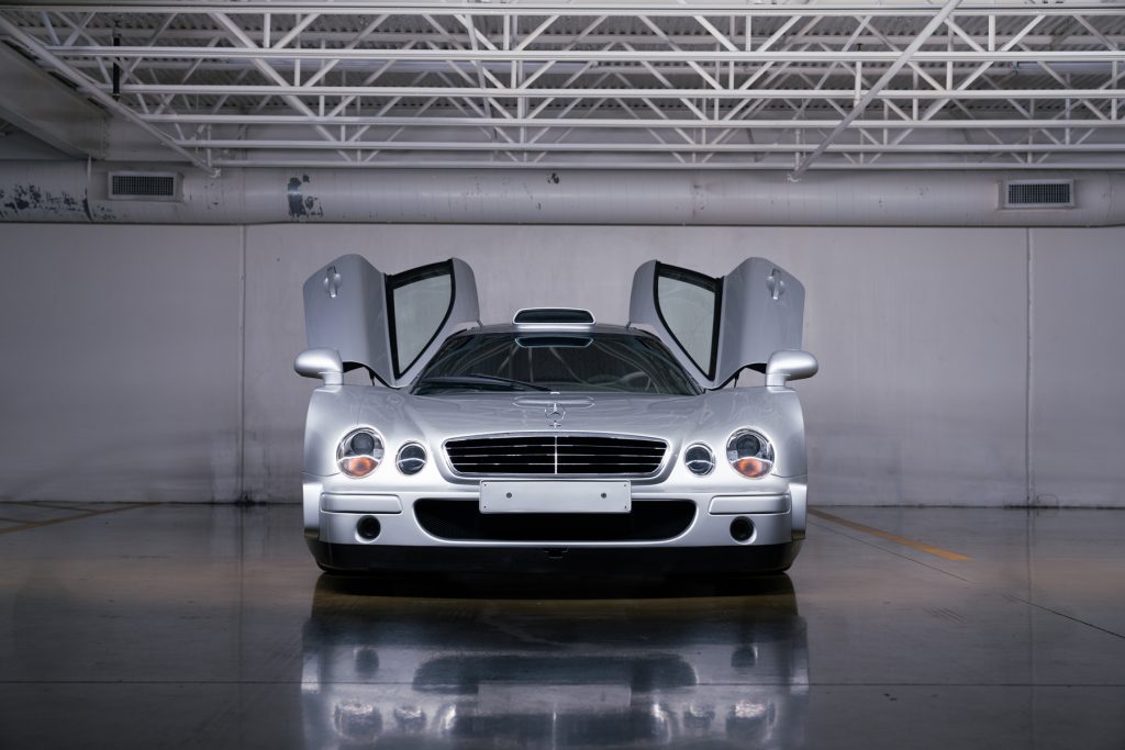 1998 Mercedes-Benz AMG CLK GTR doors up front studio