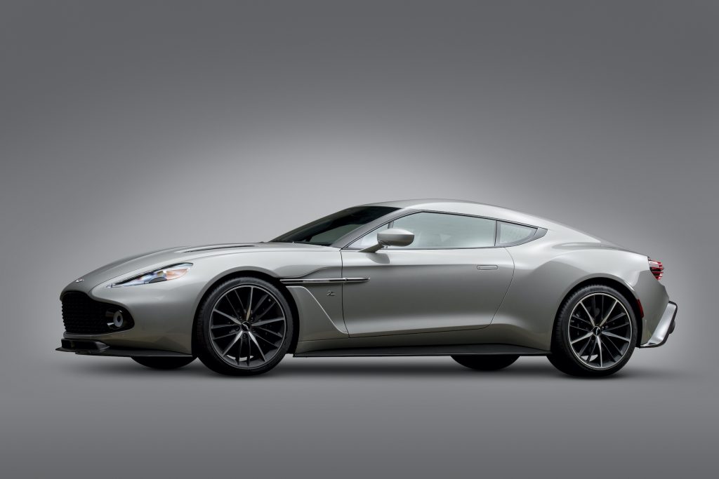 aston martin vanquish zagato coupe front three-quarter