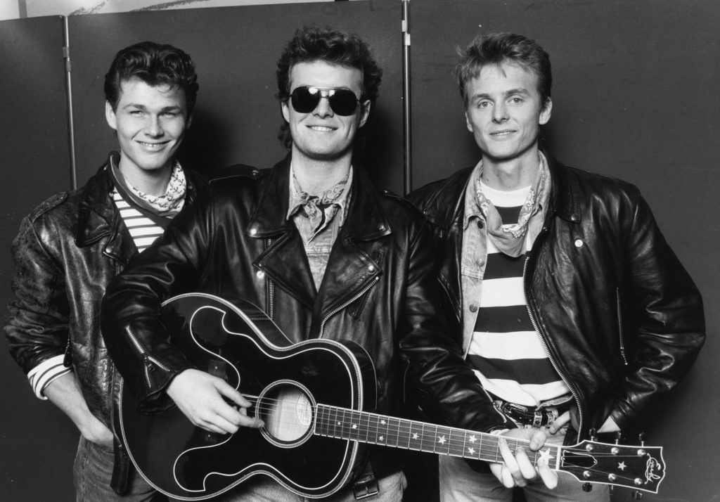 Portrait of Norweigan pop band 'A-Ha'