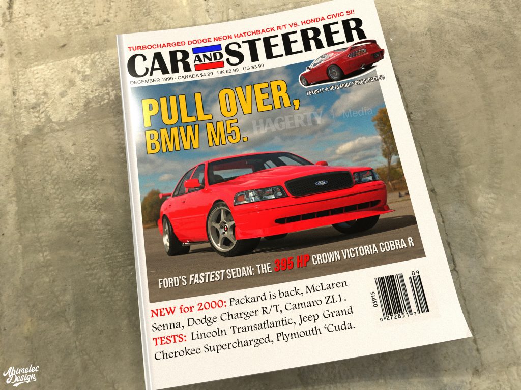 Crown Victoria SVT Cobra R mag cover mockup