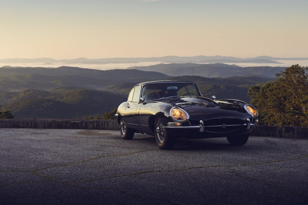 Jaguar E-Type front three-quarter view Jaguar E-Type front three-quarter view