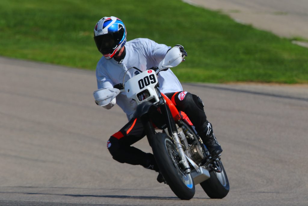 Kyle smith XR250R motard on track 2