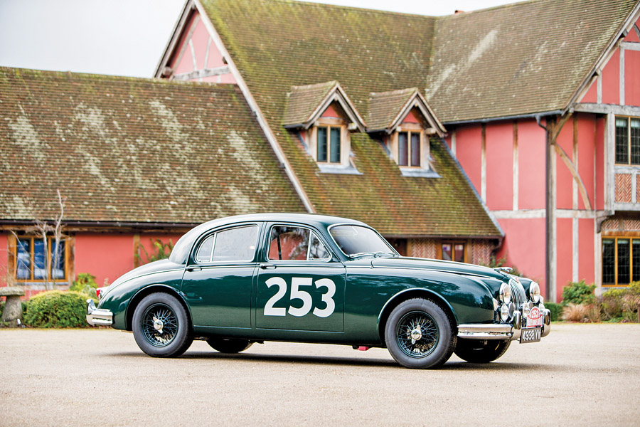 1957 Jaguar 3.4-litre Mk 1 front three-quarter