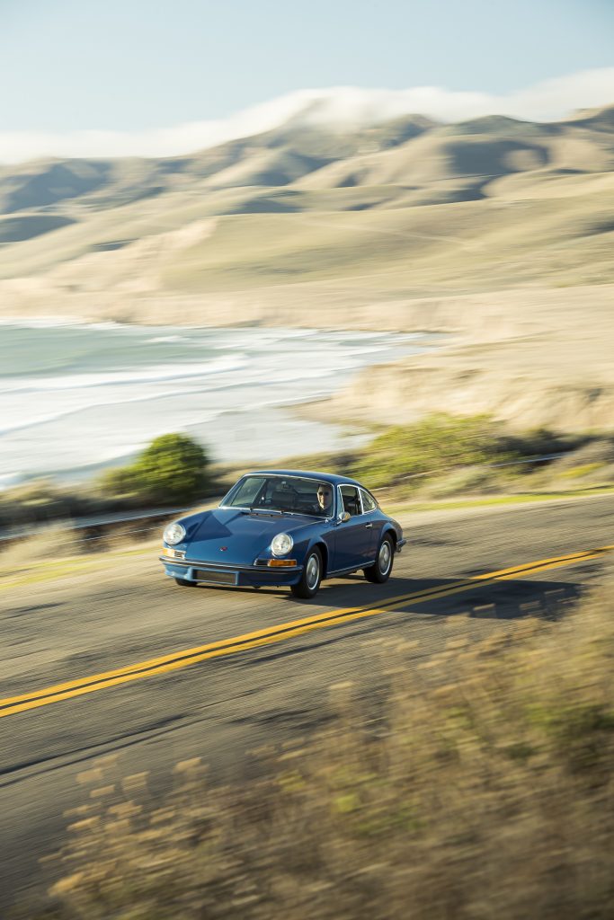 1970 Porsche 911 front three-quarter driving action