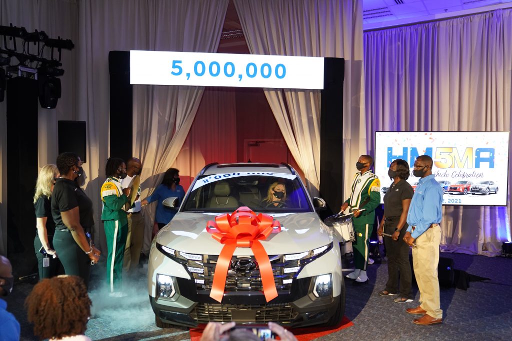 Hyundai five millionth vehicle