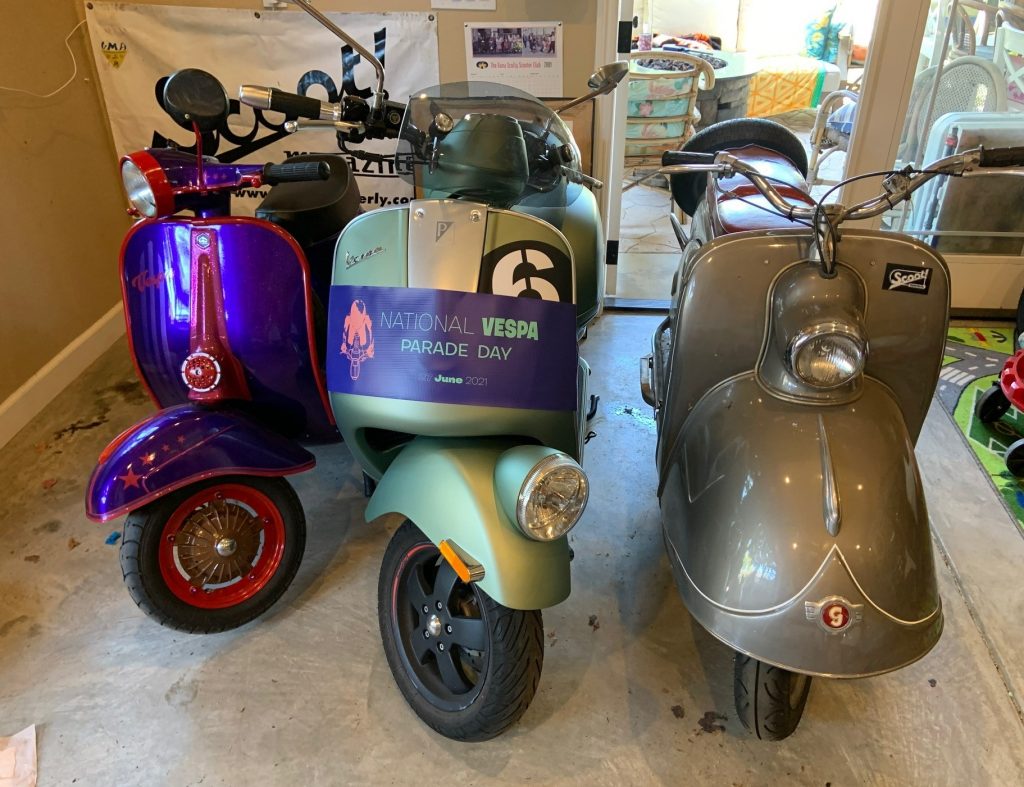 Josh Rogers - 1974 Vespa - 2017 Vespa - 1955 Goggo Roller 200cc