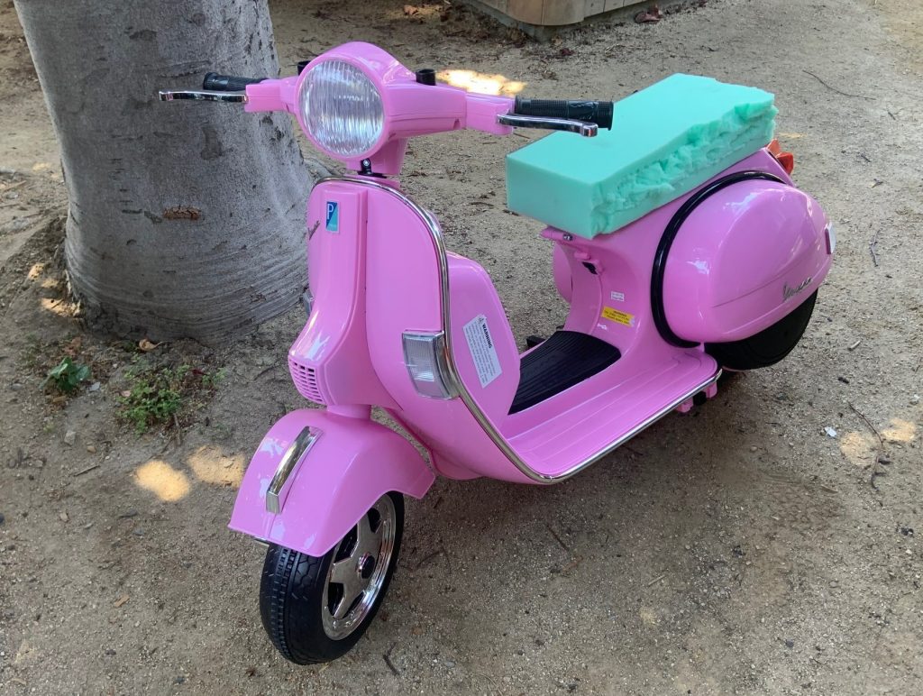 Josh Rogers - Vespa plastic kids scooter