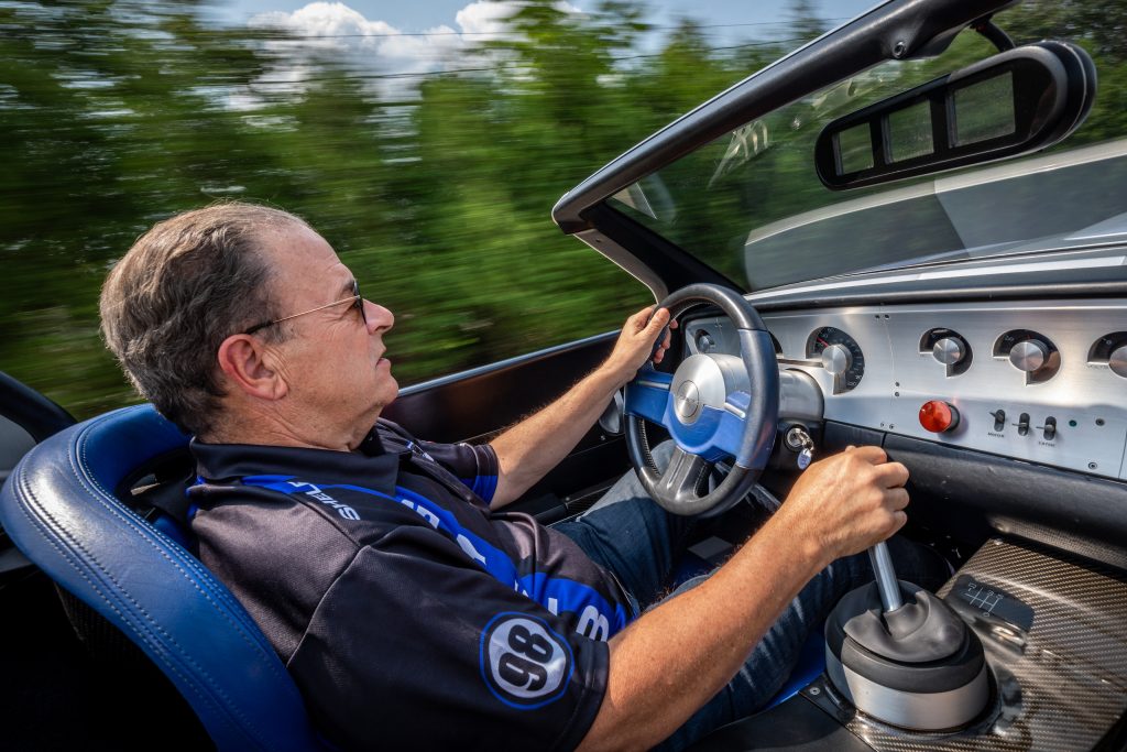 Cobra Concept driving action interior