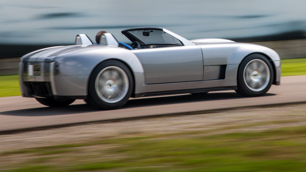 Cobra Concept driving action rear three-quarter