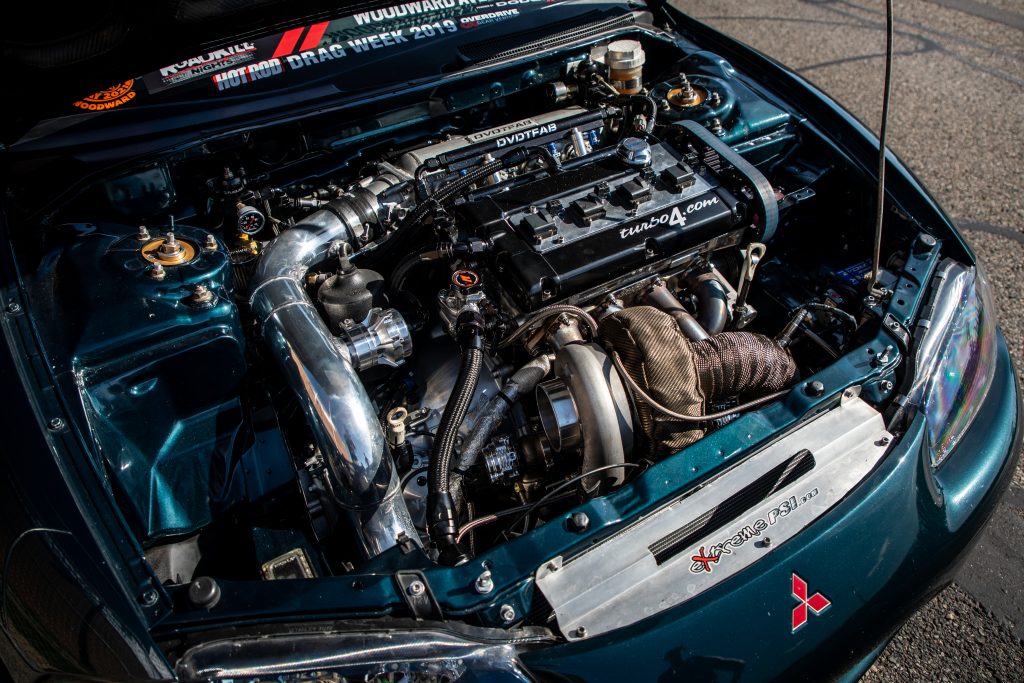 Roadkill Nights 2021 Mitsubishi Eclipse drag car