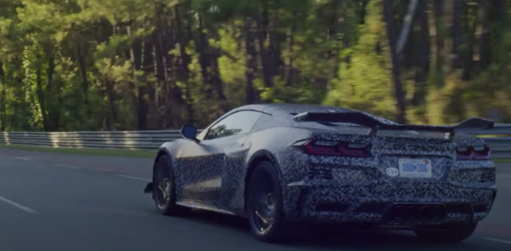 2023 Corvette Z06 Mulsanne straight