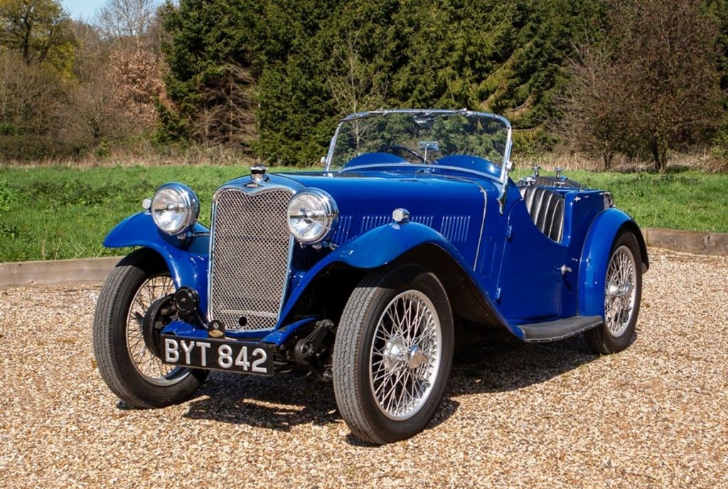 Singer-Nine-Le-Mans-Replica-1935 front three-quarter