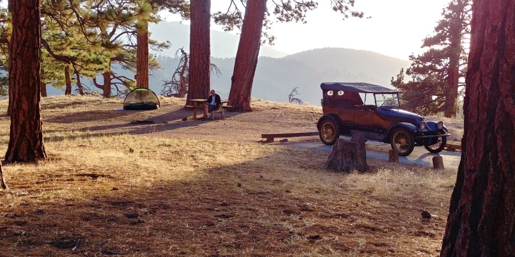 1919 Franklin camping out