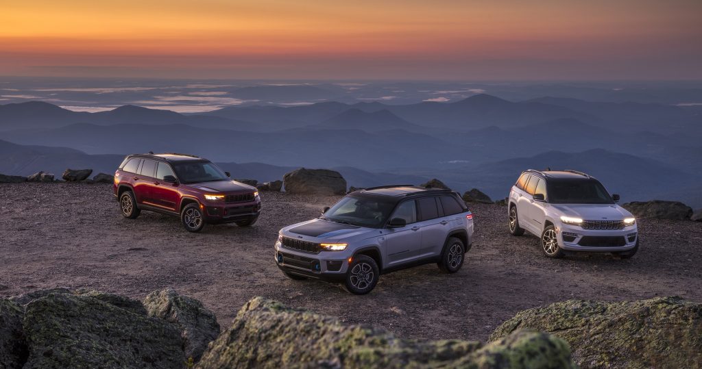 2022 Jeep Grand Cherokee three models