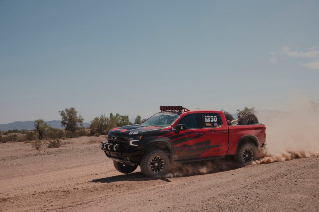 Silverado ZR2 desert race truck