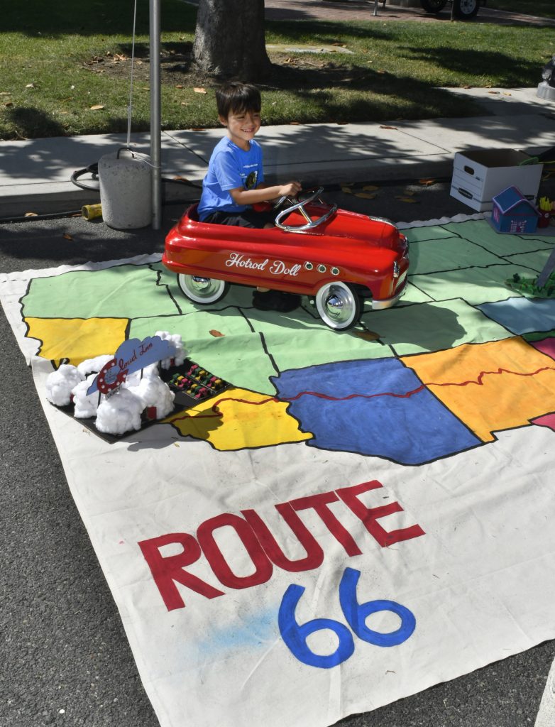 Route 66 Reunion kids route map