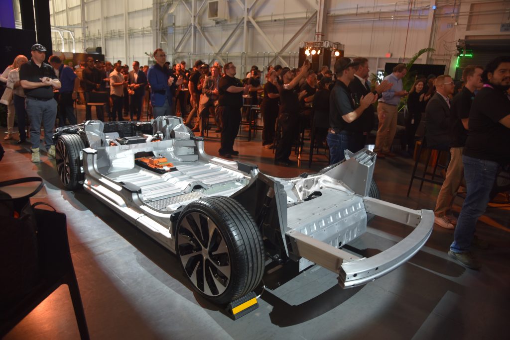 Lucid Air platform bare