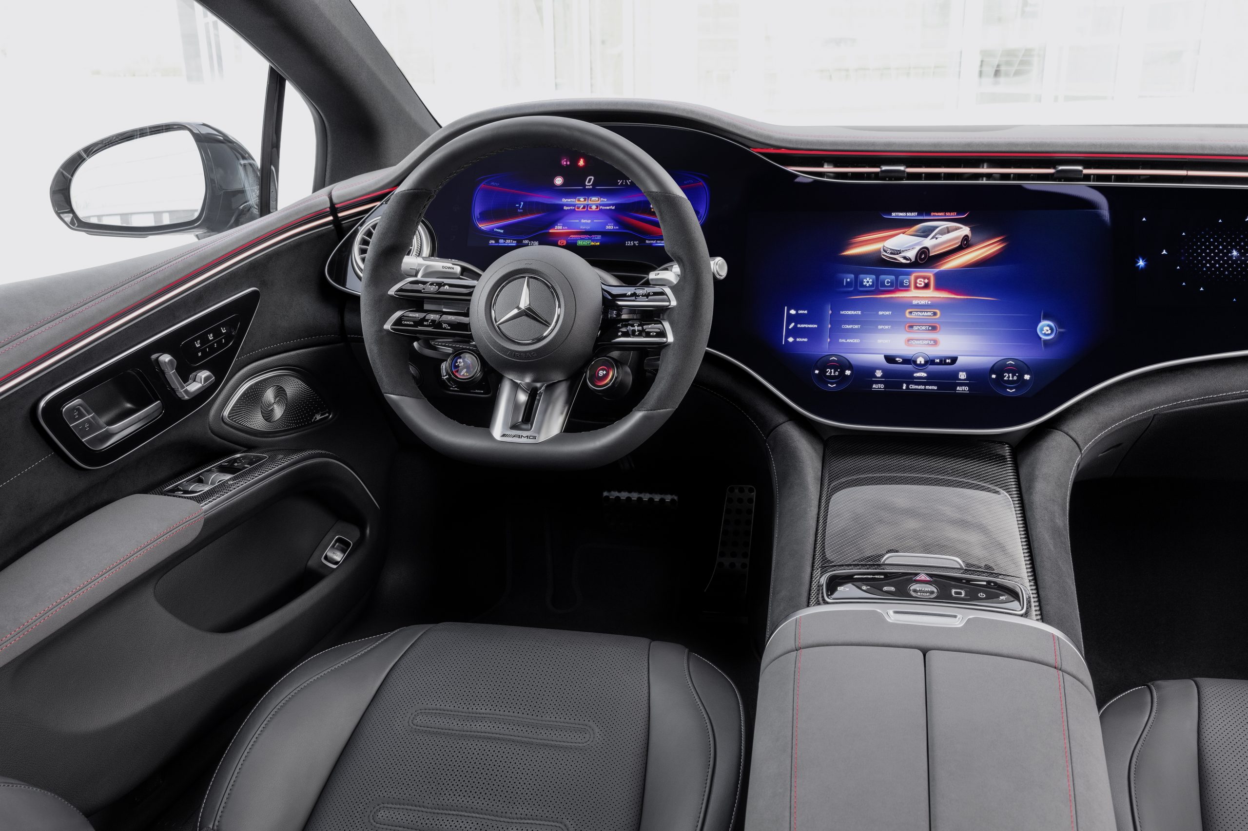 2021 Mercedes-AMG EQS 53 interior driver cockpit