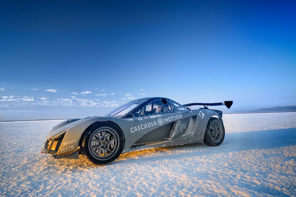 Palatov D2 electric Cascadia Bonneville salt