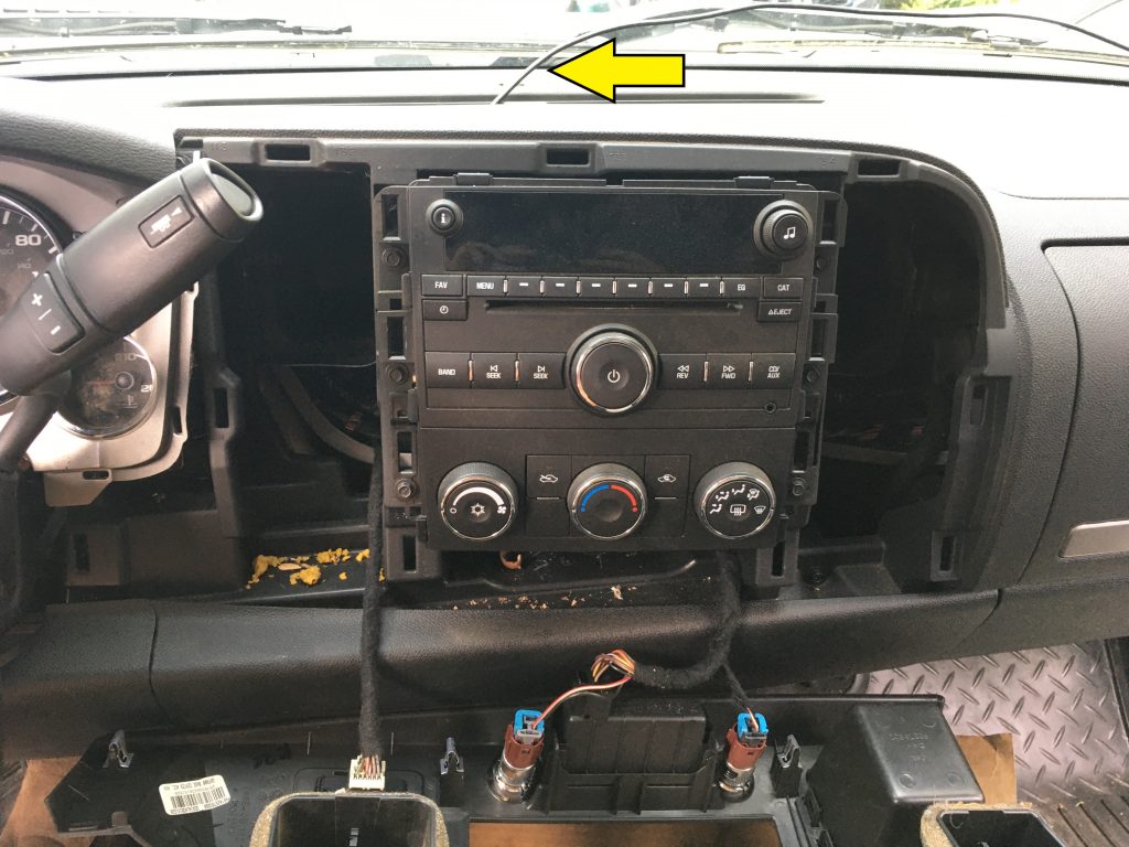 Rob Siegel - Mouse-infested truck - heater box - IMG_7092_annotated