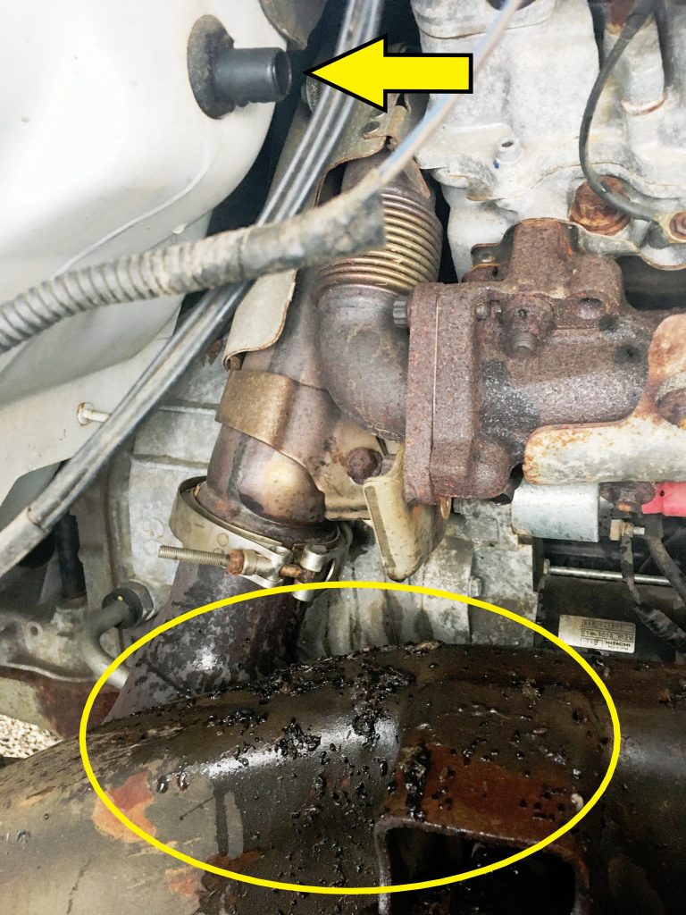 Rob Siegel - Mouse-infested truck - heater box - IMG_7274_enhanced_annotated