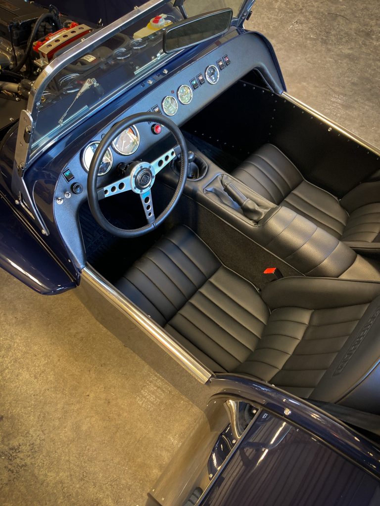 Caterham 7 interior overhead