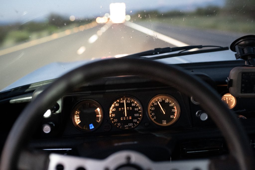 BMW 2002 dash driving
