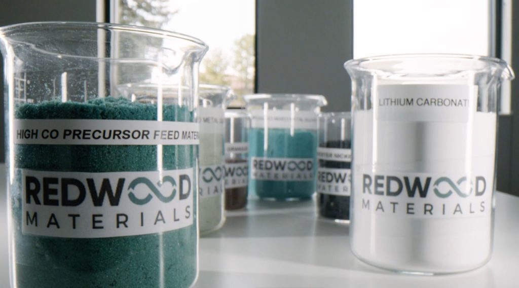 Ford and Redwood Materials partnership battery materials