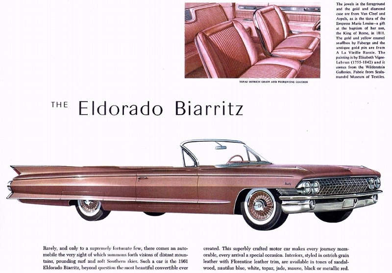 1961 Cadillac Eldorado Biarritz: Style For The Fortunate Few