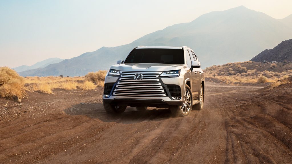 2022 Lexus LX 600 front three-quarter