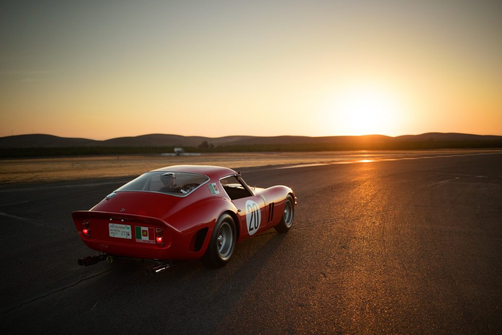 Thunderhill Ferrari rear three-quarter