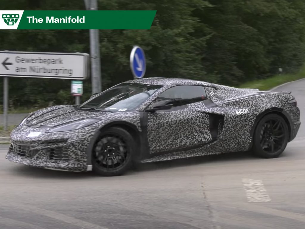 corvette ev stingray e-ray spied mani lead