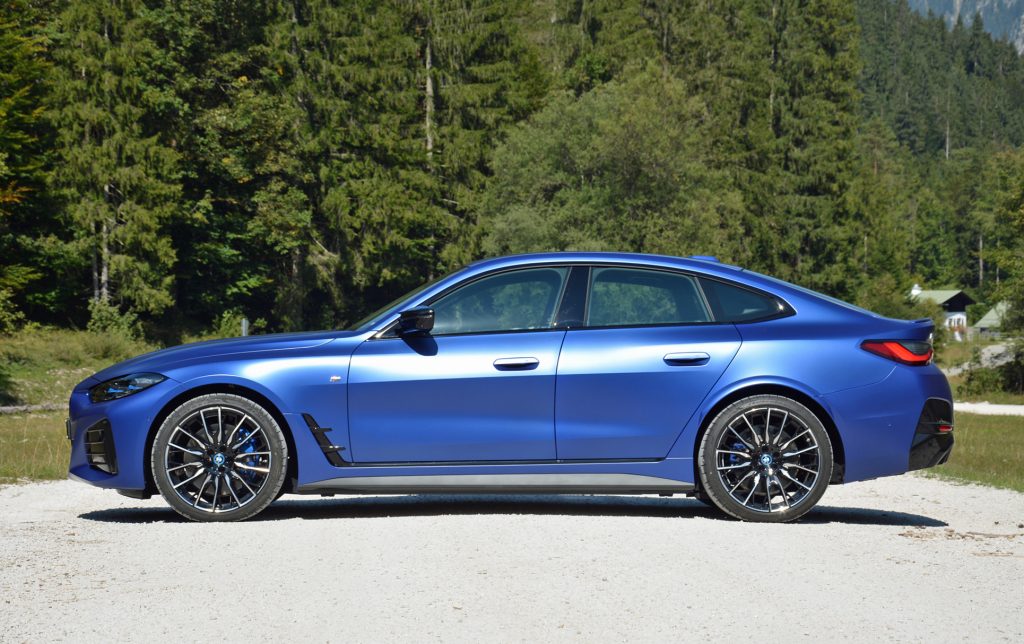 2022 BMW i4 M50 side profile