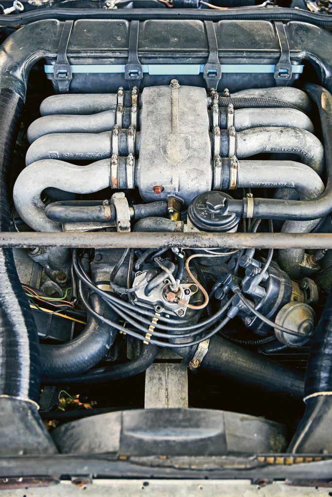 Porsche 4.5 liter V8 engine
