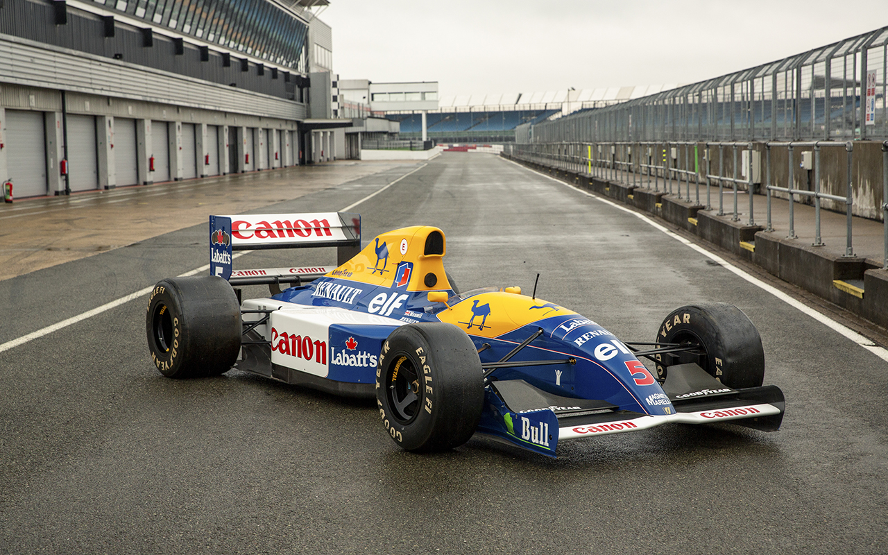 Both of Nigel Mansell's race-winning F1 cars bring seven