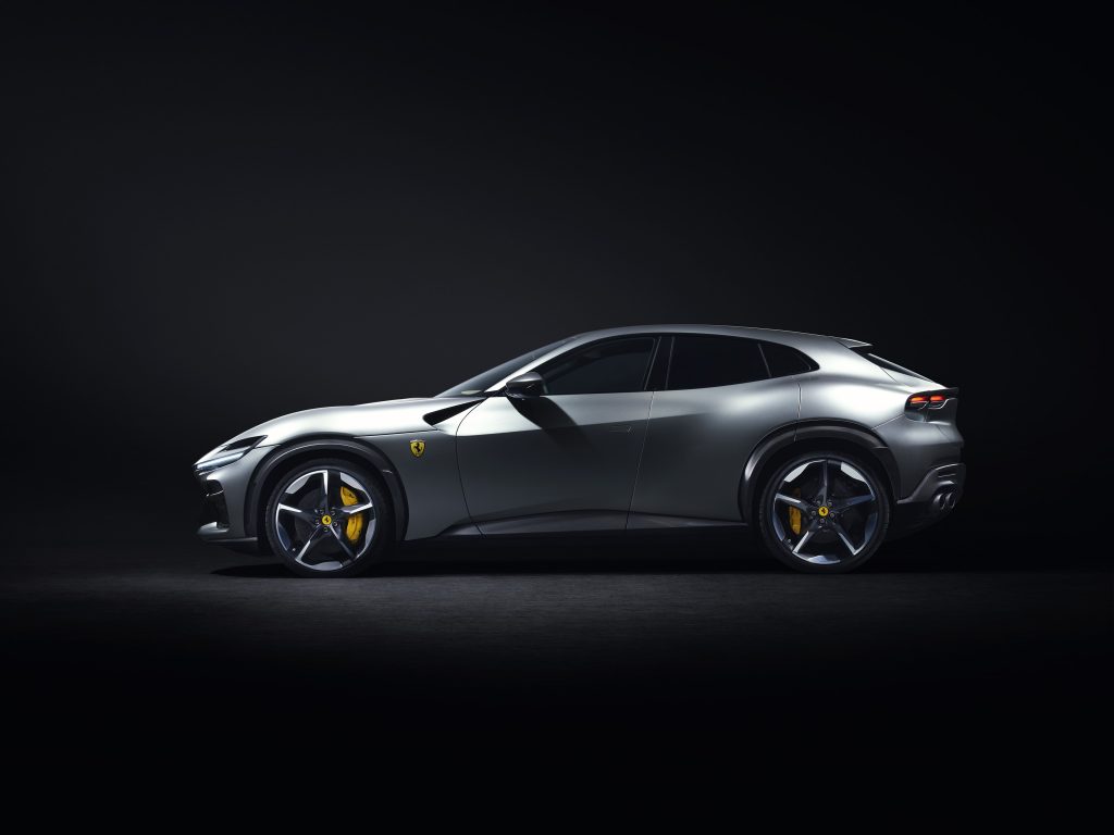 Ferrari Purosangue side view profile