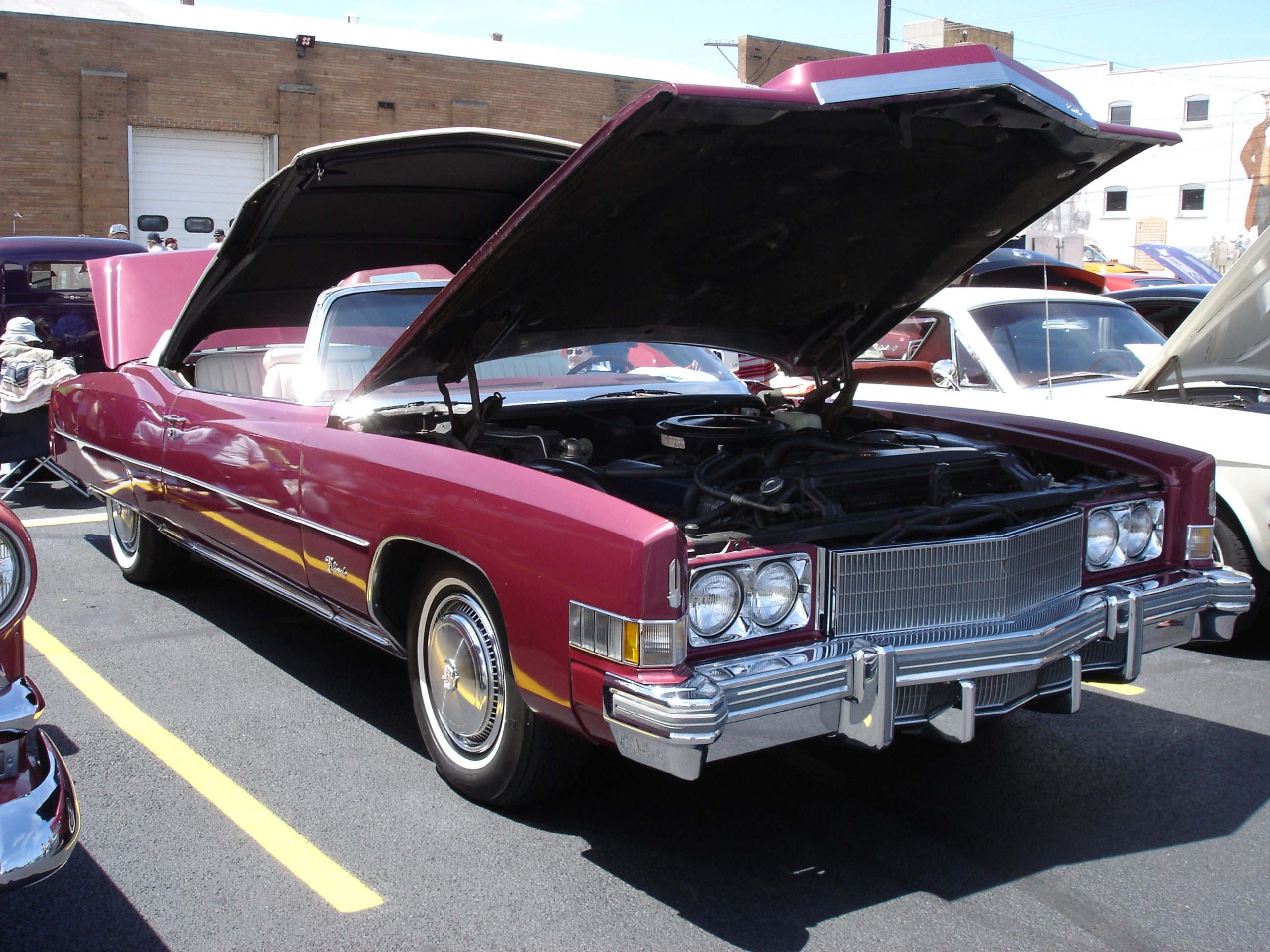 1974 Cadillac Eldorado Convertible: Cranberry Firemist for the win