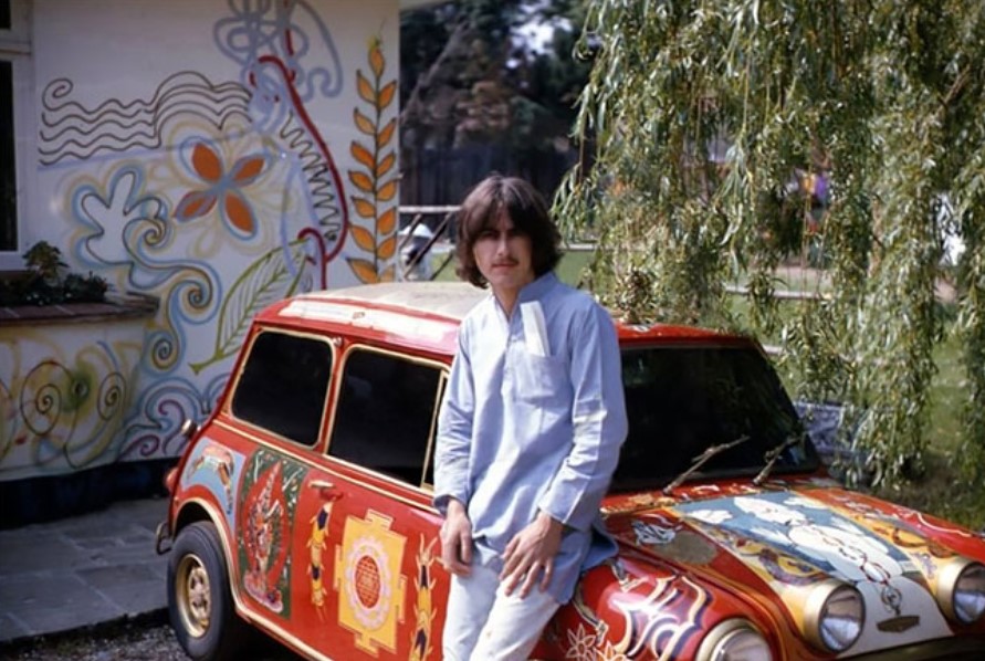 George Harrison's psychedelic Mini made a big impression