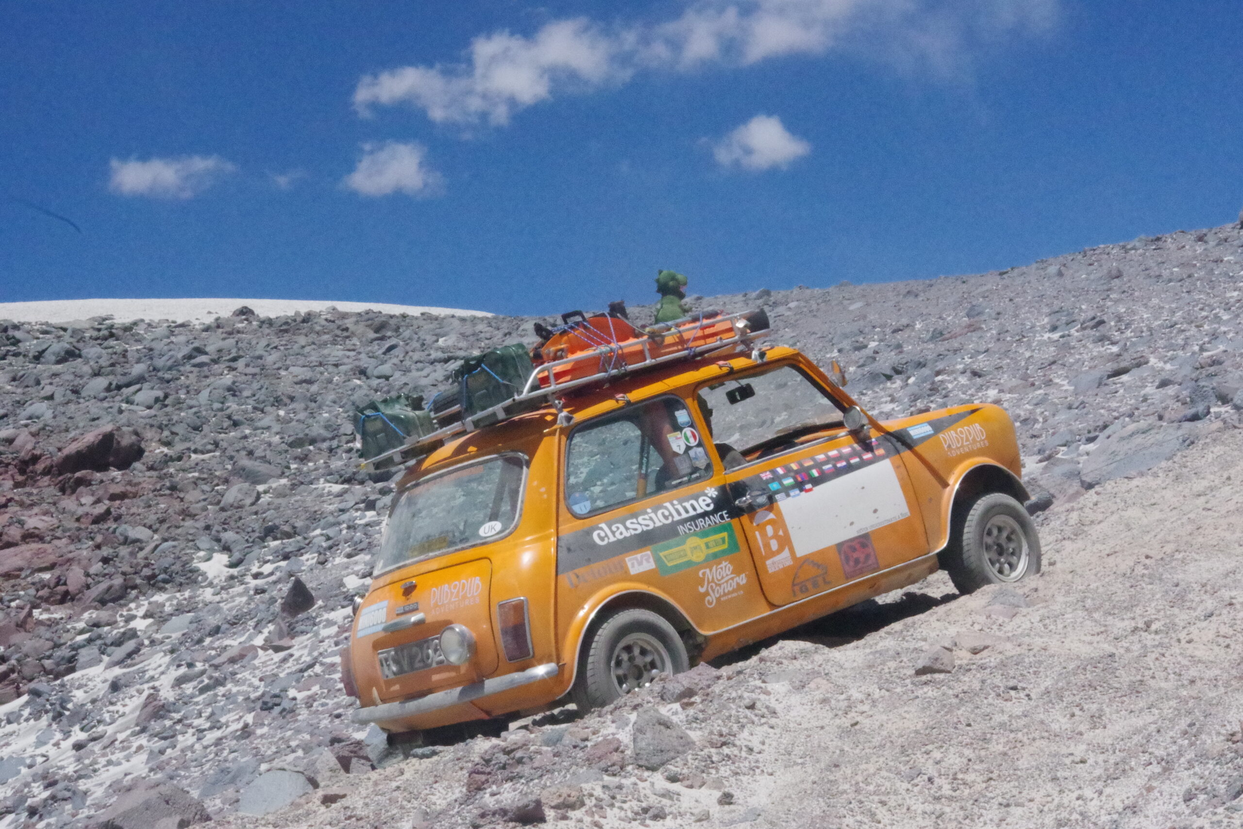 This plucky Mini just scaled an active volcano - Hagerty Media